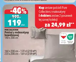 Biedronka Pościel z makosatyny bawełnianej Pure Collection oferta