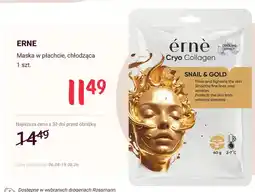 Rossmann Maska w płachcie chłodząca Erne Cryo Collagen Snail & Gold oferta