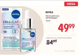 Rossmann Serum pod oczy odmładzające Nivea Cellular Epigenetics oferta