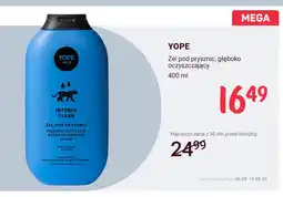 Rossmann Żel pod prysznic głęboko oczyszczający YOPE MEN Intense Clean oferta