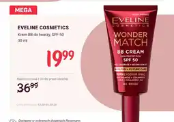 Rossmann Krem BB do twarzy Eveline Cosmetics Wonder Match SPF 50 oferta