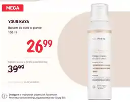 Rossmann Balsam do ciała w piance Your Kaya oferta
