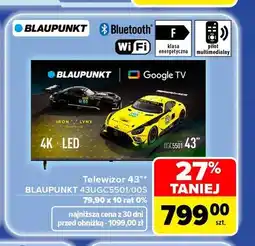 Carrefour Telewizor 43 Blaupunkt 43UGC5501/00S oferta