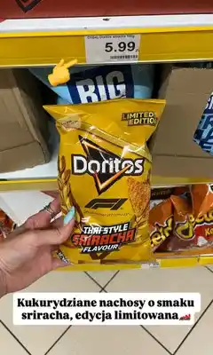 Dino Chipsy Doritos Thai Style Sriracha Flavour oferta