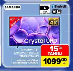 Carrefour Telewizor 43 Samsung 43U8072F oferta