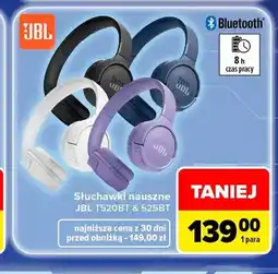 Carrefour Słuchawki nauszne Jbl T520BT oferta