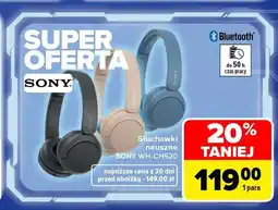 Carrefour Słuchawki nauszne Sony WH-CH520 oferta