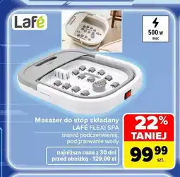 Carrefour Masażer do stóp składany Lafé Flexi Spa oferta