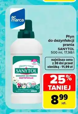 Carrefour Płyn do dezynfekcji prania Sanytol oferta