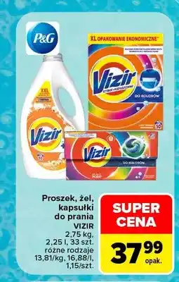 Carrefour Proszek do prania Vizir oferta