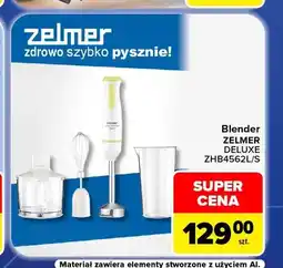 Carrefour Blender ręczny Zelmer Deluxe ZHB4562 l/S oferta