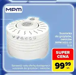 Carrefour Suszarka do grzybów i owoców Mpm MSG-01 oferta