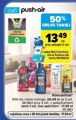 Carrefour Koncentrat Dafi push-air oferta