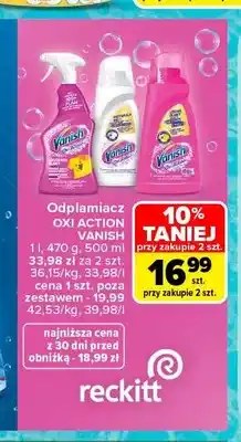 Carrefour Odplamiacz Vanish Oxi Action oferta