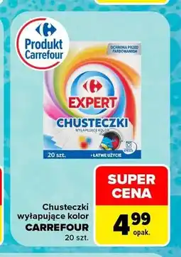 Carrefour Chusteczki wyłapujące kolor Carrefour Expert oferta