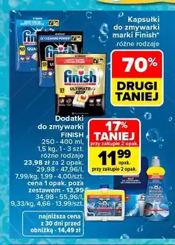 Carrefour Dodatki do zmywarki Finish oferta