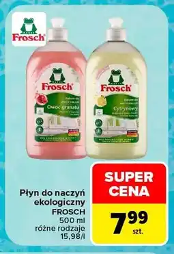 Carrefour Płyn do naczyń ekologiczny Frosch Owoc granatu oferta