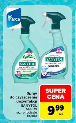 Carrefour Płyn do czyszczenia i dezynfekcji Sanytol Uniwersalny oferta