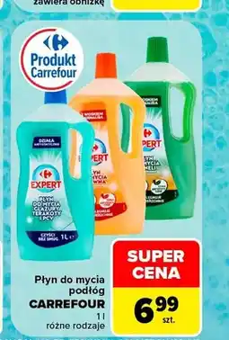 Carrefour Płyn do mycia podłóg Carrefour Expert do glazury terakoty i PCV oferta