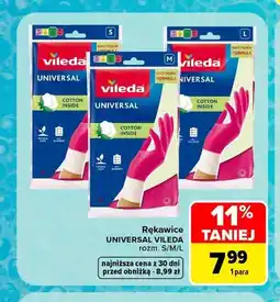 Carrefour Rękawice Vileda Universal oferta