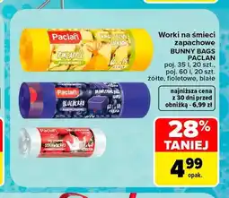 Carrefour Worki na śmieci zapachowe Paclan Bunny Bags Pineapple oferta