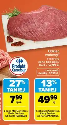 Carrefour Udziec wołowy oferta