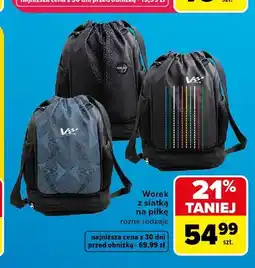Carrefour Worek z siatką na piłkę oferta