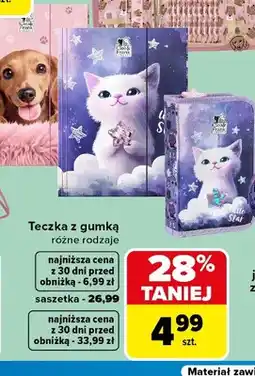 Carrefour Teczka z gumką Cleo & Frank oferta