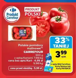 Carrefour Pomidory malinowe Carrefour polskie oferta