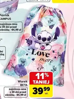 Carrefour Worek CoolPack BETA Stitch oferta