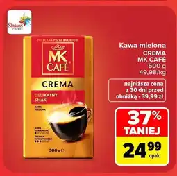 Carrefour Kawa mielona MK Café Crema oferta