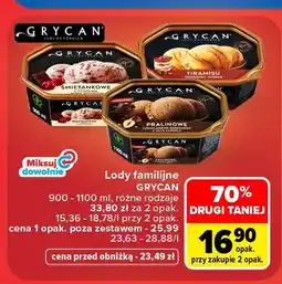 Carrefour Lody familijne Pralinowe Grycan oferta
