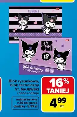 Carrefour Blok techniczny St. Majewski Kuromi oferta