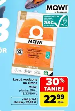 Carrefour Łosoś wędzony na zimno Mowi oferta