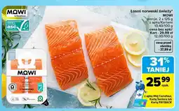 Carrefour Łosoś norweski świeży MOWI 2-pak oferta