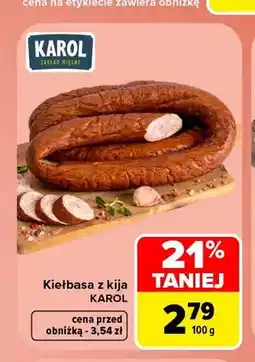 Carrefour Kiełbasa z kija Karol oferta