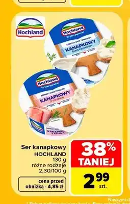 Carrefour Ser kanapkowy Hochland kremowy oferta