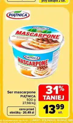 Carrefour Ser mascarpone Piątnica oferta