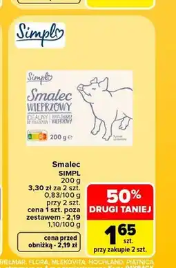 Carrefour Smalec wieprzowy Simpl oferta