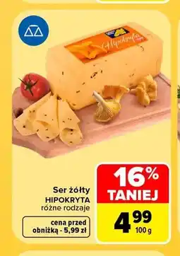 Carrefour Ser żółty Hipokryta oferta