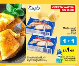 Carrefour Masło ekstra Simpl oferta