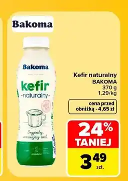 Carrefour Kefir naturalny Bakoma oferta