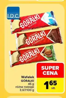 Carrefour Wafelek Góralki Mleczne oferta