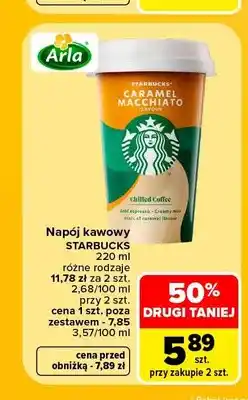 Carrefour Napój kawowy Starbucks Caramel Macchiato oferta