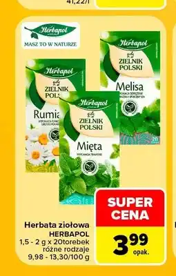 Carrefour Herbata ziołowa Herbapol Rumianek oferta