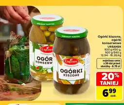 Carrefour Ogórki kiszone Urbanek oferta