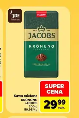 Carrefour Kawa mielona Jacobs Krönung oferta