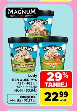 Carrefour Lody Ben & Jerry's oferta