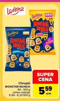 Carrefour Chrupki Monster Munch Original oferta