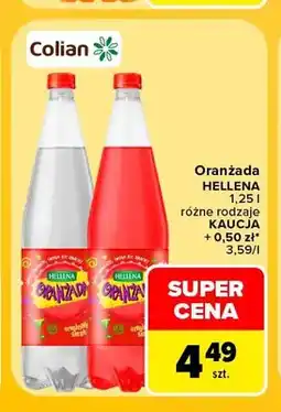 Carrefour Oranżada czerwona Hellena oferta
